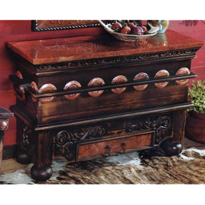 Copper western trunk